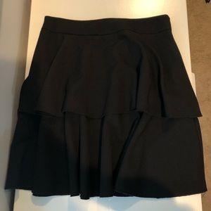 Black two-layer Skirt